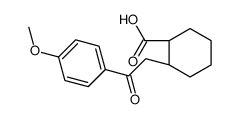 TRANS-2-[2-(4-METHOXYPHENYL)-2-OXOETHYL]CYCLOHEXANE-1-CARBOXYLIC ACID结构式