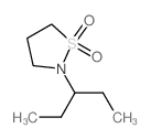 2-(3-Pentyl)isothiazolidine-1,1-dioxide结构式