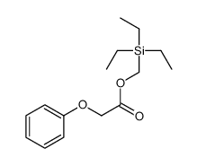 triethylsilylmethyl 2-phenoxyacetate Structure