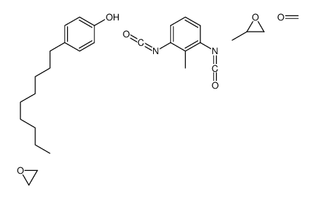 1,3-diisocyanato-2-methylbenzene,formaldehyde,2-methyloxirane,4-nonylphenol,oxirane Structure