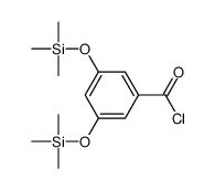 3,5-bis(trimethylsilyloxy)benzoyl chloride Structure