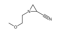 1-(2-methoxyethyl)aziridine-2-carbonitrile Structure