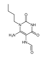 1-butyl-5-formylamino-6-aminouracil Structure