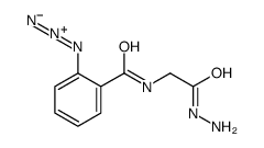 4-azidobenzoylglycylhydrazide structure