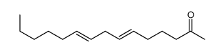 (6Z,9Z)-pentadeca-6,9-dien-2-one Structure