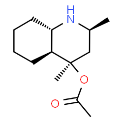 4-Quinolinol,decahydro-2,4-dimethyl-,acetate(ester),(2alpha,4alpha,4abta,8aalpha)-(9CI) structure