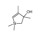 1,1,3,4-tetramethyl-2H-silol-3-ol Structure