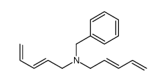 N-benzyl-N-penta-2,4-dienylpenta-2,4-dien-1-amine结构式