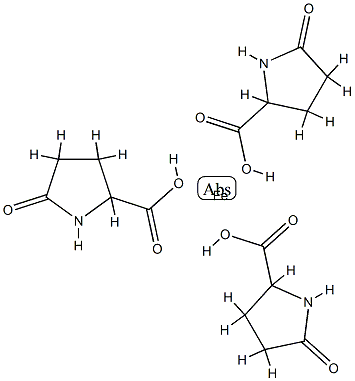 tris(5-oxo-DL-prolinato-N1,O2)iron结构式