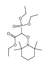 diethoxyphosphoryl-(2,2,6,6-tetramethyl-piperidin-1-yloxy)-acetic acid ethyl ester Structure