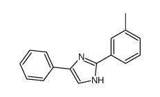 4-phenyl-2-(m-tolyl)-1H-imidazole结构式