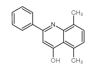 5,8-DIMETHYL-2-PHENYL-4-QUINOLINOL structure