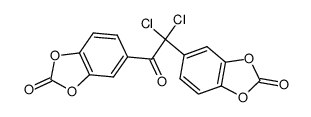 3,4,3',4'-bis-carbonyldioxy-α,α-dichloro-deoxybenzoin Structure