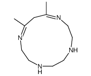 11,13-dimethyl-1,4,7,10-tetrazacyclotrideca-10,13-diene结构式