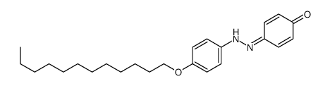 4-[(4-dodecoxyphenyl)hydrazinylidene]cyclohexa-2,5-dien-1-one结构式