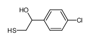 1-(4-chloro-phenyl)-2-mercapto-ethanol结构式