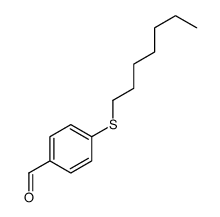 4-heptylsulfanylbenzaldehyde结构式
