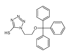 1-(2-trityloxyethyl)-2H-tetrazole-5-thione结构式