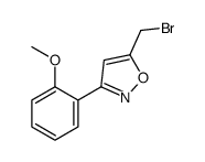 5-(bromomethyl)-3-(2-methoxyphenyl)-1,2-oxazole结构式