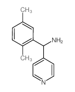 C-(2,5-Dimethyl-phenyl)-C-pyridin-4-yl-methylamine Structure