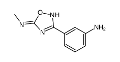 3-(3-aminophenyl)-N-methyl-1,2,4-oxadiazol-5-amine Structure