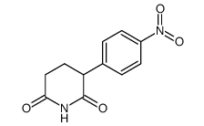 3-(4-nitrophenyl)piperidine-2,6-dione Structure