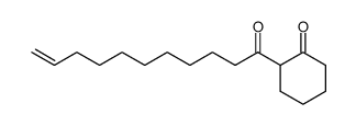 2-(Δ10-Undecanoyl)-cyclohexanon结构式