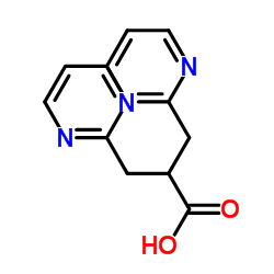 3-Pyrimidin-2-yl-2-pyrimidin-2-ylmethyl-Propionic Acid structure