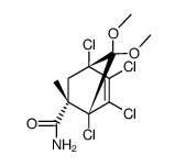 1,4,5,6-tetrachloro-7,7-dimethoxy-exo-2-methylbicyclo(2.2.1)hept-5-ene-endo-2-carboxamide Structure