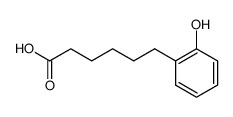 6-(2-hydroxy-phenyl)-hexanoic acid Structure