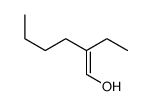 2-ethylhex-1-en-1-ol Structure