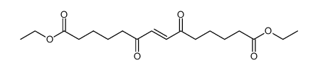 6,9-dioxo-tetradec-7t-enedioic acid diethyl ester结构式