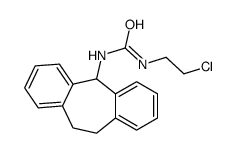 1-(2-chloroethyl)-3-(6,11-dihydro-5H-dibenzo[1,2-a:1',2'-e][7]annulen-11-yl)urea Structure