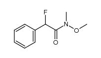 2-fluoro-N-methoxy-N-methyl-2-phenylacetamide Structure