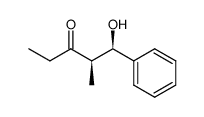 (4R,5R)-1-hydroxy-2-methyl-1-phenyl-3-pentanone Structure