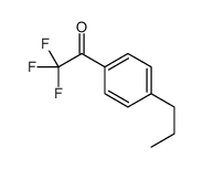 Ethanone, 2,2,2-trifluoro-1-(4-propylphenyl)- (9CI) structure