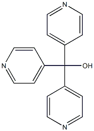 tri(pyridin-4-yl)methanol Structure