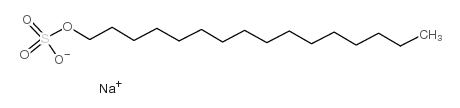 十六烷基硫酸钠结构式