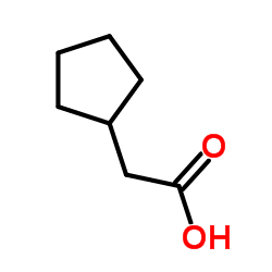 2-Cyclopentylacetic acid Structure