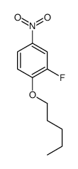 2-fluoro-4-nitro-1-pentoxybenzene结构式