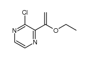 2-chloro-3-[1-(ethyloxy)ethenyl]pyrazine Structure