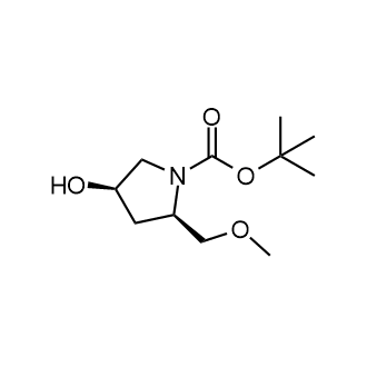 (2R,4R)-4-羟基-2-(甲氧基甲基)吡咯烷-1-羧酸叔丁酯图片