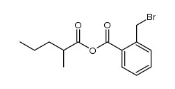 2-(bromomethyl)benzoic 2-methylpentanoic anhydride结构式