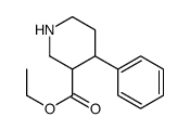 CIS-ETHYL 4-PHENYLPIPERIDINE-3-CARBOXYLATE structure