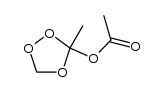 3-Acetoxy-3-methyl-1,2,4-trioxolan结构式