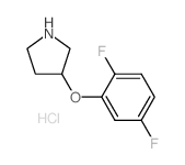 3-(2,5-difluorophenoxy)pyrrolidine,hydrochloride图片