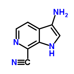 3-Amino-7-cyano-6-azaindole structure