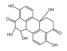 (6bS,7R,8S,12bR)-4,7,8,10,12b-pentahydroxy-2,6b,7,8-tetrahydro-1H-perylene-3,9-dione Structure