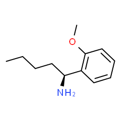 (1S)-1-(2-METHOXYPHENYL)PENTYLAMINE Structure