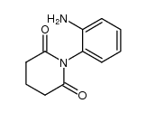 N-[2-aminophenyl]-2,6-piperidinedione结构式